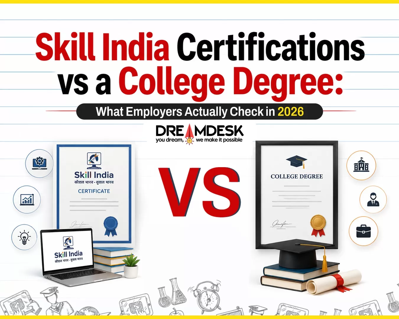 Skill India Certifications vs a College Degree: What Employers Actually Check in 2026